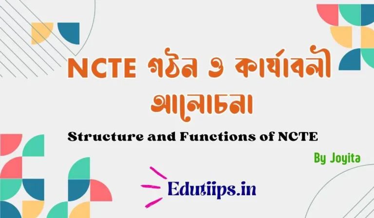 Functions of NCTE