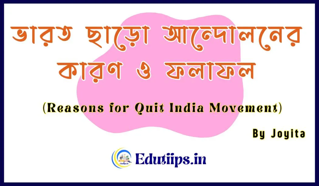 Reasons for Quit India Movement